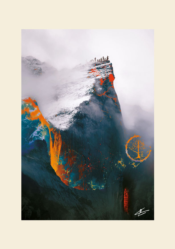 Interprétation graphique de la Moria (Seigneur des anneaux)